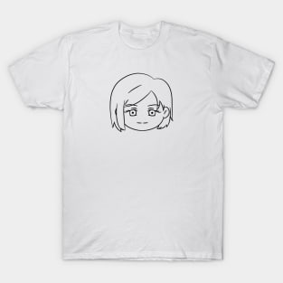 Nobara chibi cute black line T-Shirt